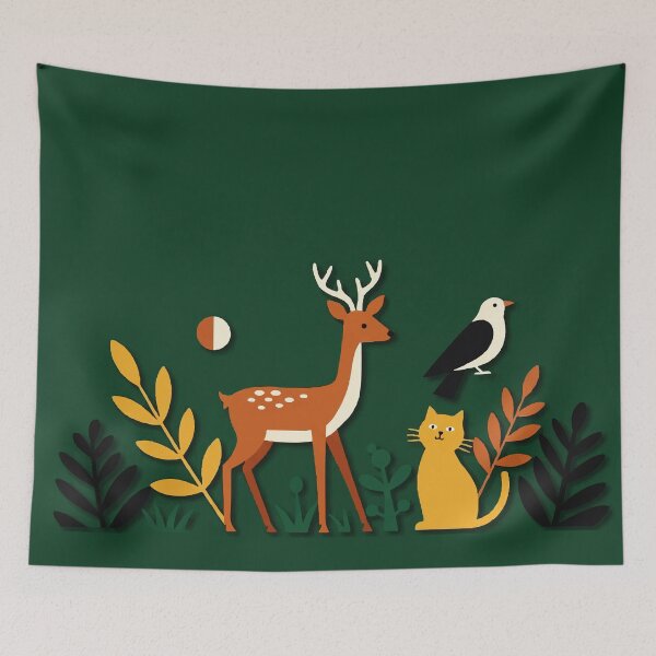 Artikelvorschau, Tierillustration entworfen und verkauft von Design4uStudio.