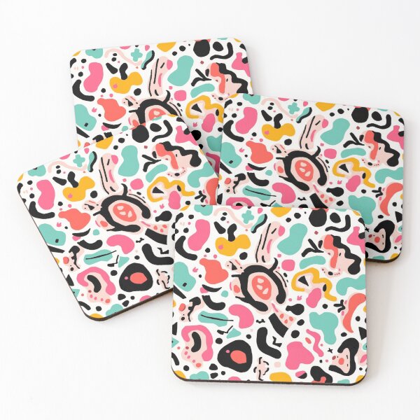 Item preview, 80s Memphis Design Abstract Pattern - Retro Geometric Shapes and Squiggles designed and sold by Esterlane.