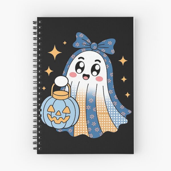 Item preview, Halloween Blue Denim Ghost Floral Patchwork Boo Ghost  designed and sold by Vastingan.