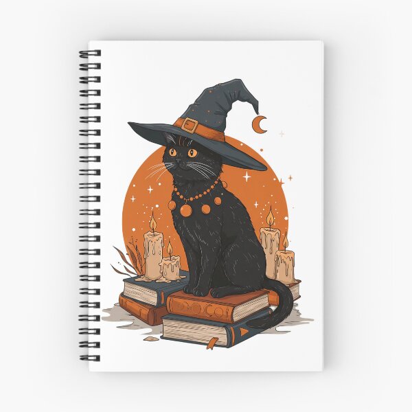 Item preview, Gato Brujo Magia de Halloween designed and sold by InkFool.