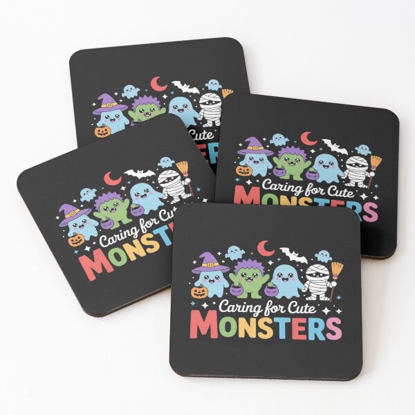 Item preview, Halloween Caring for Cute Monsters Daycare Teacher Provider  designed and sold by Vastingan.