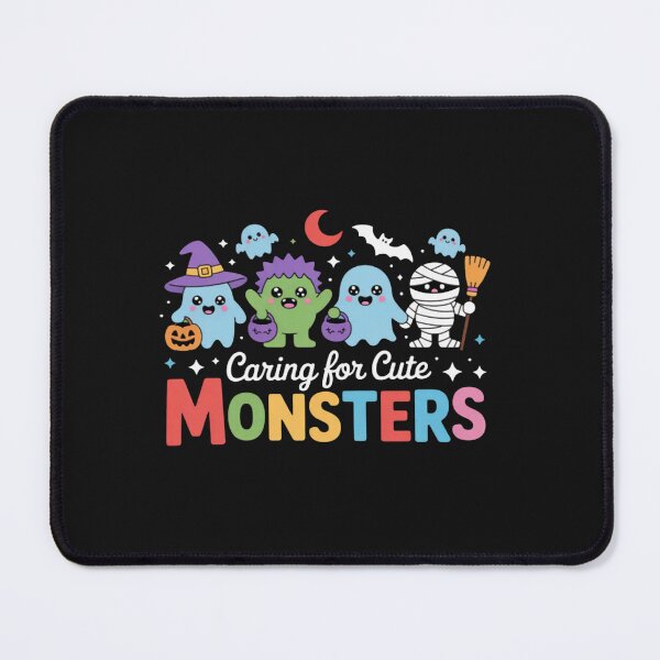 Item preview, Halloween Caring for Cute Monsters Daycare Teacher Provider designed and sold by Vastingan.