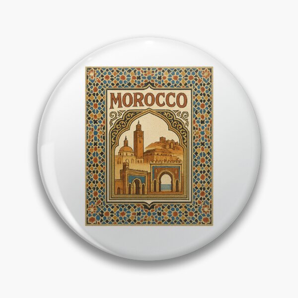 Item preview, Moroccan Mosaic Landmark Art – Traditional Decorative Design designed and sold by DailyDrivesct.