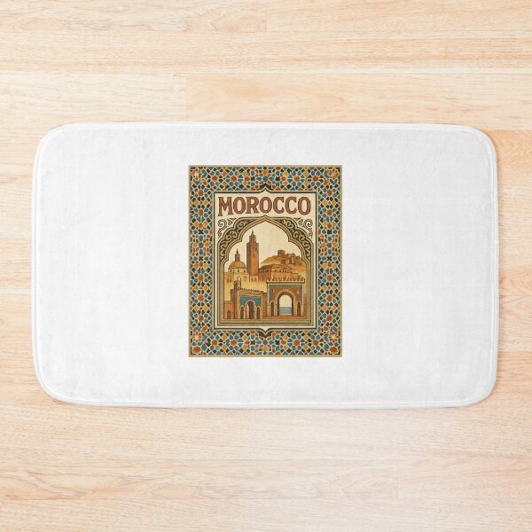 Item preview, Moroccan Mosaic Landmark Art – Traditional Decorative Design designed and sold by DailyDrivesct.