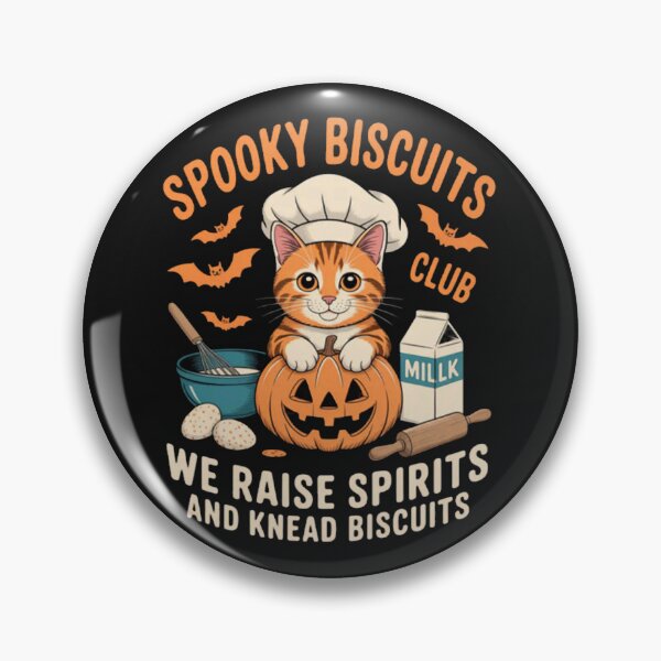 Item preview, Halloween Cute Cat Baking Spooky Biscuits Club Kitty  designed and sold by Vastingan.
