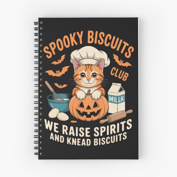 Item preview, Halloween Cute Cat Baking Spooky Biscuits Club Kitty  designed and sold by Vastingan.