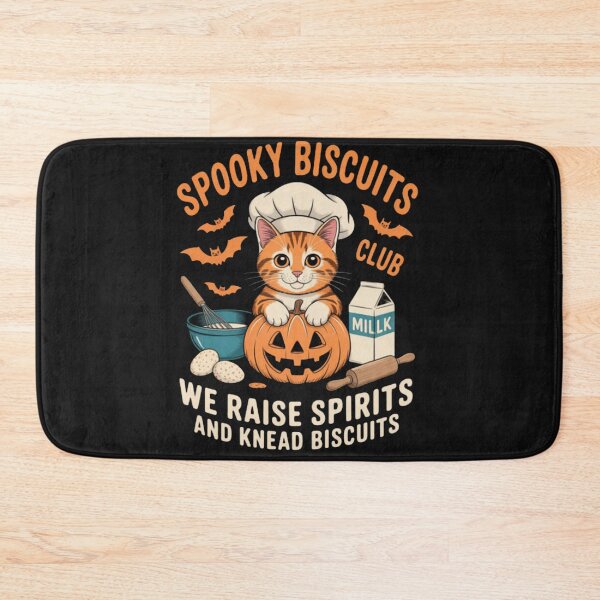 Item preview, Halloween Cute Cat Baking Spooky Biscuits Club Kitty  designed and sold by Vastingan.