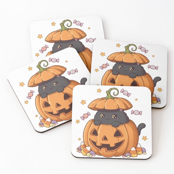 Item preview, Cute Black Cat in Pumpkin Description: An adorable black designed and sold by InkFool.
