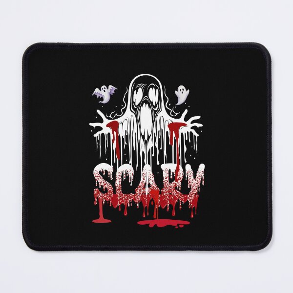 Item preview, Ghostly Horror Halloween Art – Dripping White Blood to Red Design" designed and sold by ShadeScapeArt.