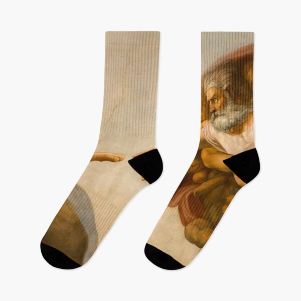 Item preview, Creation of Cat – Funny Michelangelo Parody Art Design designed and sold by CleanQuotes.