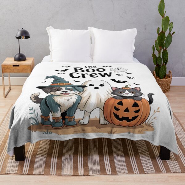Item preview, Halloween Dog and Cat, Witch Ghost Cute Pet designed and sold by Vastingan.