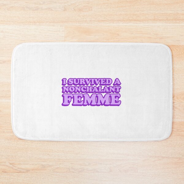 Item preview, I survived a nonchalant femme designed and sold by wordswithfonts.