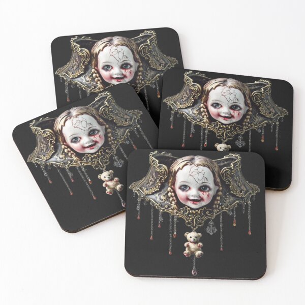 Item preview, Creepy Doll Necklace – Baroque Horror Necklace designed and sold by Antik by Schulz.