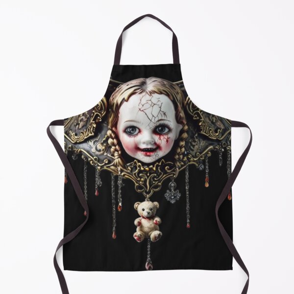 Item preview, Creepy Doll Necklace – Baroque Horror Necklace designed and sold by Antik by Schulz.