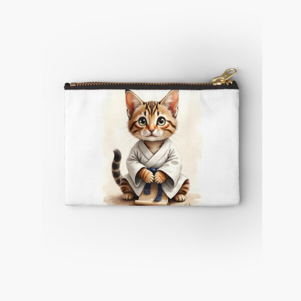 Item preview, Karate Kitten Scroll – Cartoon Tabby designed and sold by nhk999.