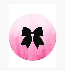 She Knows Bows Photographic Print
