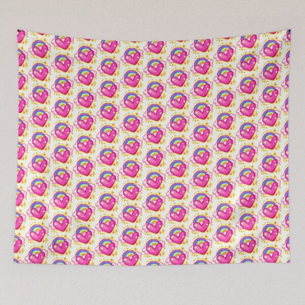 Item preview, 8-bit Pixel Rainbow heart designed and sold by 8bitfantasies.