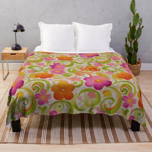 Item preview, 60's Retro Floral designed and sold by BNikiDesigns.