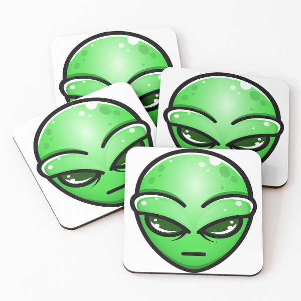 Item preview, Green Alien head designed and sold by criptart.