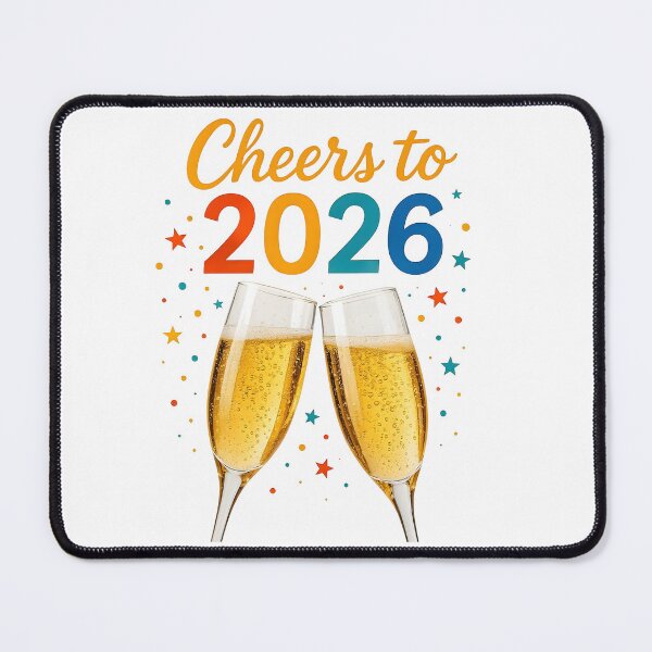 Item preview, cheers to 2026, HNY, new year 2026, 26 new year designed and sold by TrueArtVibes.