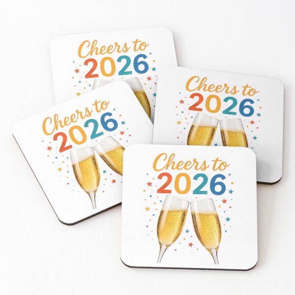 Item preview, cheers to 2026, HNY, new year 2026, 26 new year designed and sold by TrueArtVibes.
