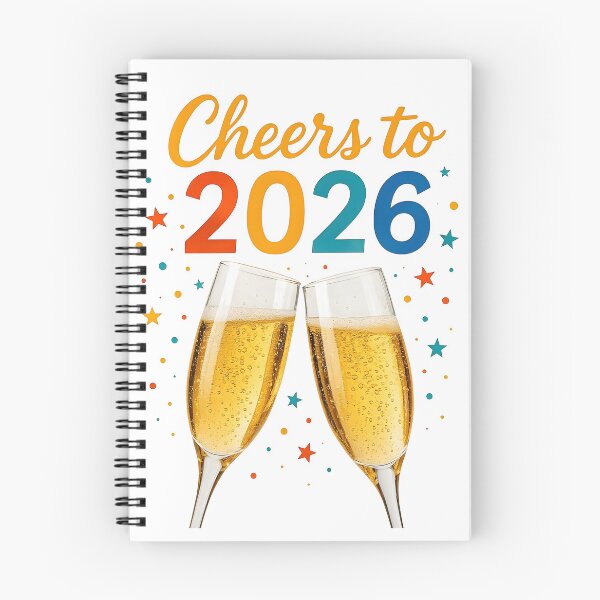 Item preview, cheers to 2026, HNY, new year 2026, 26 new year designed and sold by TrueArtVibes.
