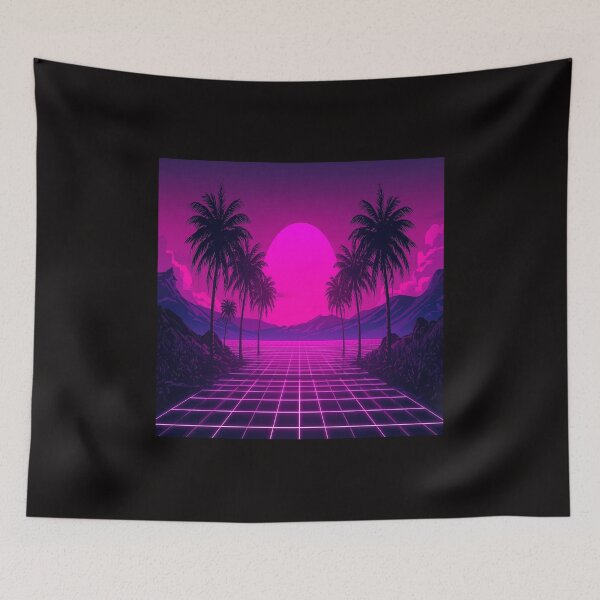 Item preview, Retro Vaporwave Sunset - 80s Neon Aesthetic designed and sold by MODENESTY.