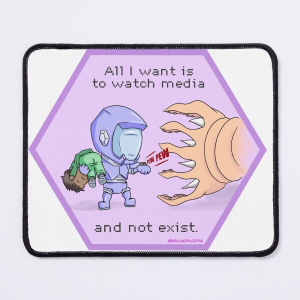 Item preview, Murderbot Diaries - I want to watch media and not exist designed and sold by ninjaspacepig.