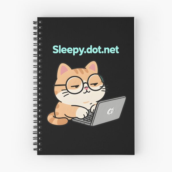 Item preview, sleepydotnet Sleepy Cat Coder designed and sold by Uglyandcute.