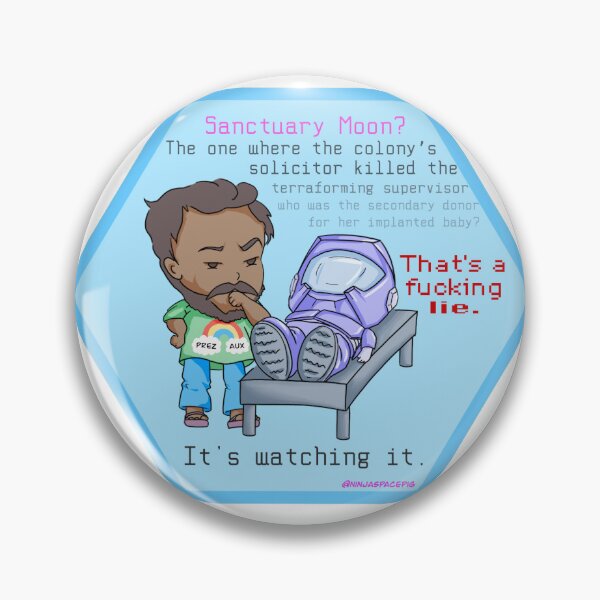 Item preview, Murderbot Diaries - Sanctuary Moon is the Best designed and sold by ninjaspacepig.
