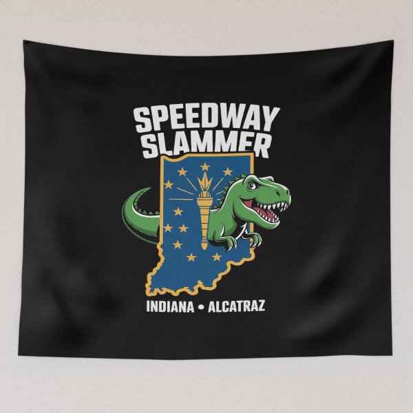 Item preview, Speedway Slammer Indiana Alcatraz Premium designed and sold by itsnothatweird.