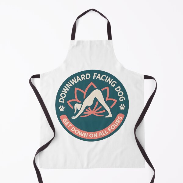 Item preview, Funny Downward Dog Yoga Pose Parody Design with Get Down On All Fours Quote designed and sold by WarFX Designs.