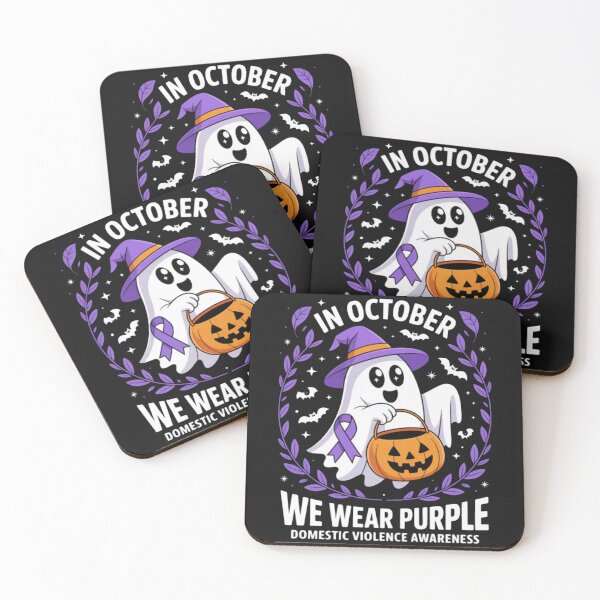 Item preview, Halloween Ghost Purple Domestic Violence Awareness designed and sold by Vastingan.