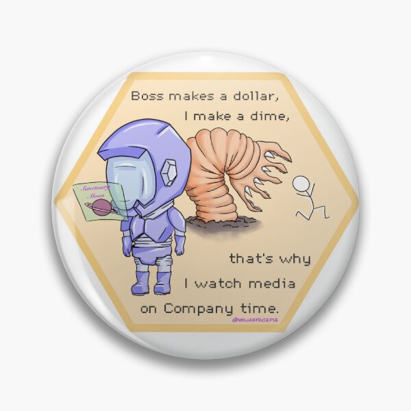 Item preview, Murderbot Diaries - I watch media on Company time designed and sold by ninjaspacepig.