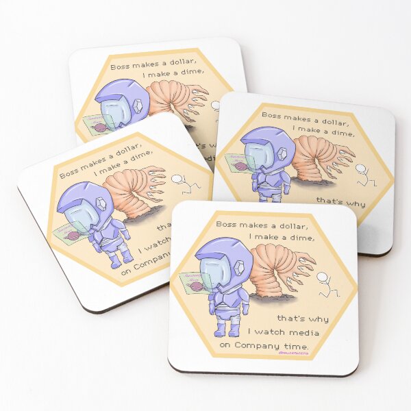 Item preview, Murderbot Diaries - I watch media on Company time designed and sold by ninjaspacepig.