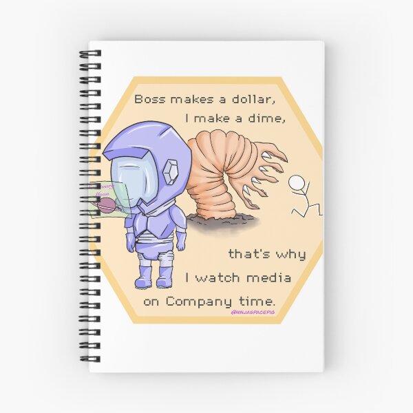 Item preview, Murderbot Diaries - I watch media on Company time designed and sold by ninjaspacepig.