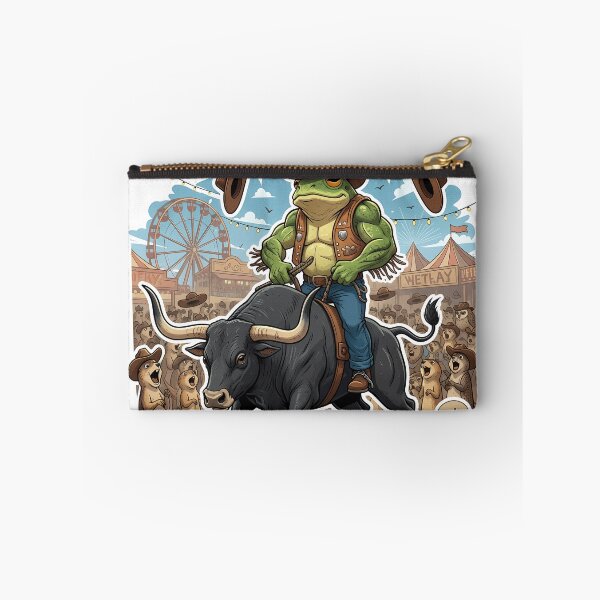 Item preview, Rodeo Frog Bull Rider Funny Western Art designed and sold by Drip stamp.