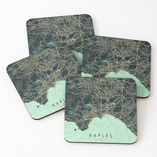 Item preview, Naples City Map of Campania, Italy - Summer designed and sold by deMAP.