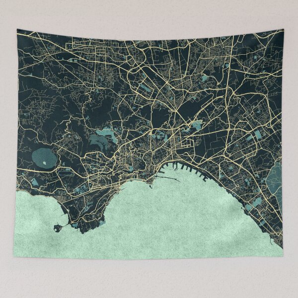 Item preview, Naples City Map of Campania, Italy - Summer designed and sold by deMAP.
