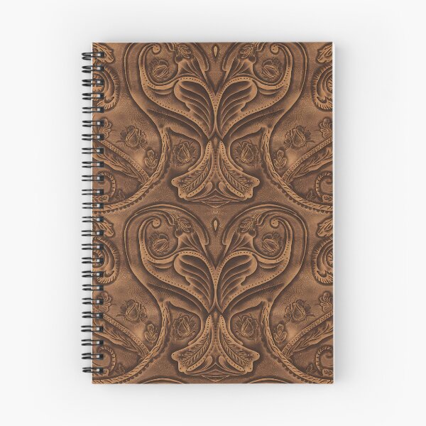 Item preview, Embossed Leather Pattern – Rustic Western Tooled Texture Art, Faux Leather Look designed and sold by CoastalEmp.
