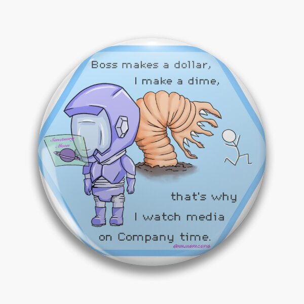 Item preview, Murderbot Diaries - I watch media on Company time designed and sold by ninjaspacepig.