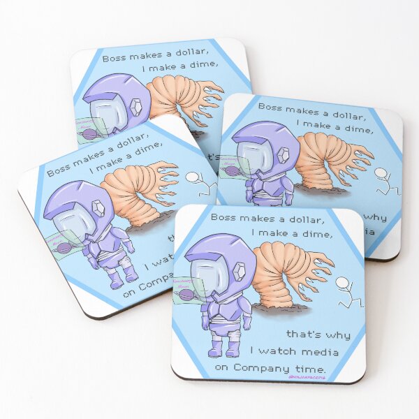 Item preview, Murderbot Diaries - I watch media on Company time designed and sold by ninjaspacepig.