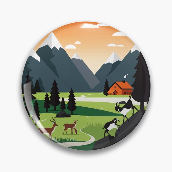 Item preview, Picturesque mountain scenery designed and sold by Design4uStudio.