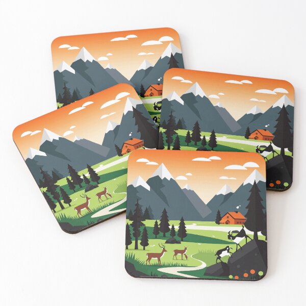Item preview, Picturesque mountain scenery designed and sold by Design4uStudio.
