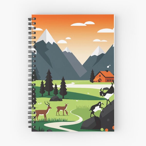 Item preview, Picturesque mountain scenery designed and sold by Design4uStudio.