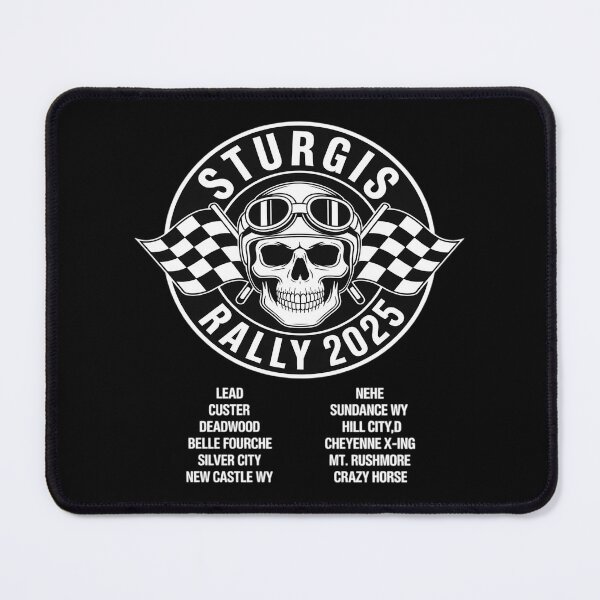 Item preview, Sturgis 2025 Motorcycle Rally Black Hills Biker Skull Ride designed and sold by procionartss.