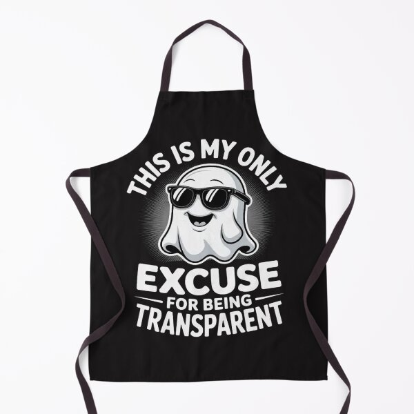 Item preview, Halloween My Only Excuse for Being Transparent designed and sold by Ikwalima.