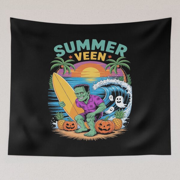 Item preview, Summerween Ghost, Beach, Halloween Vibes designed and sold by procionartss.