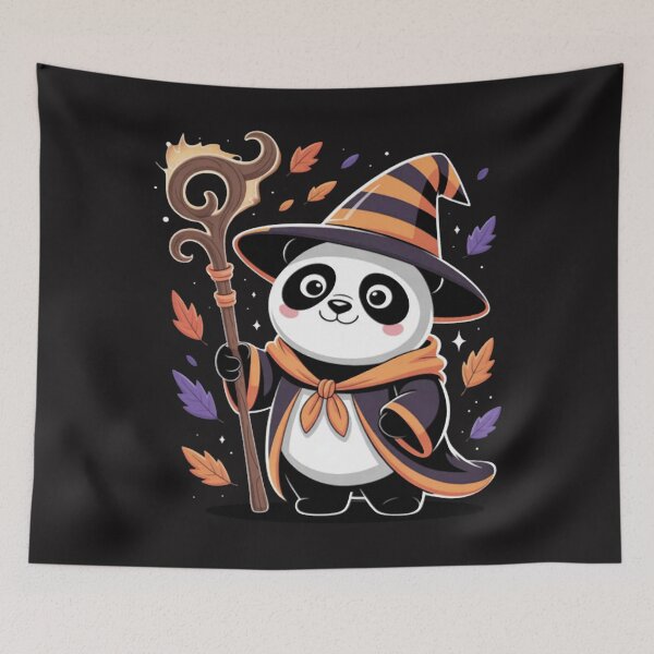 Item preview, Halloween Panda Witch Skull Animal Halloween  designed and sold by Ikwalima.