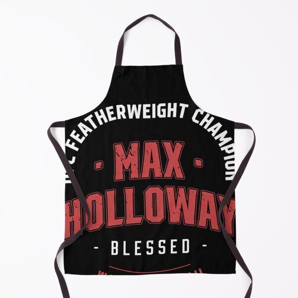 Item preview, Max Holloway - Featherweight Champion - Typography Badge designed and sold by RYANFRAZI.